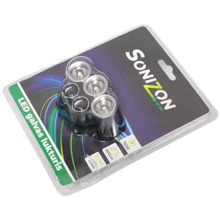 Sonizon Lukturis uz galvas liekams LED