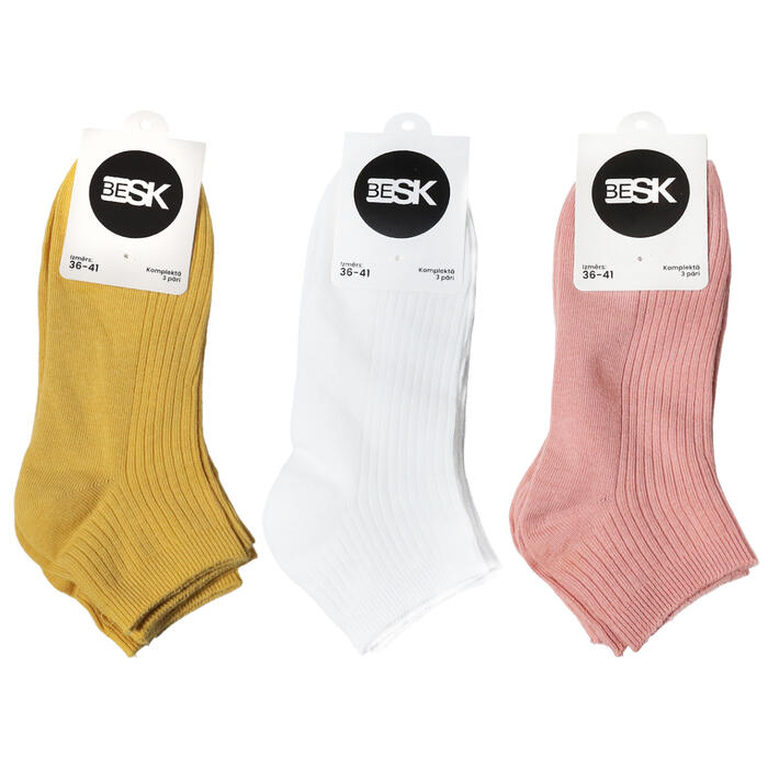 BESK Zeķes sieviešu, 3 pāri (4750959141960)