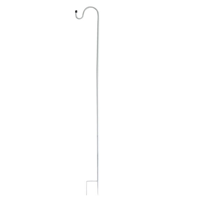 BESK Laternas turētājs metāla 96cm, balts (4750959109557)