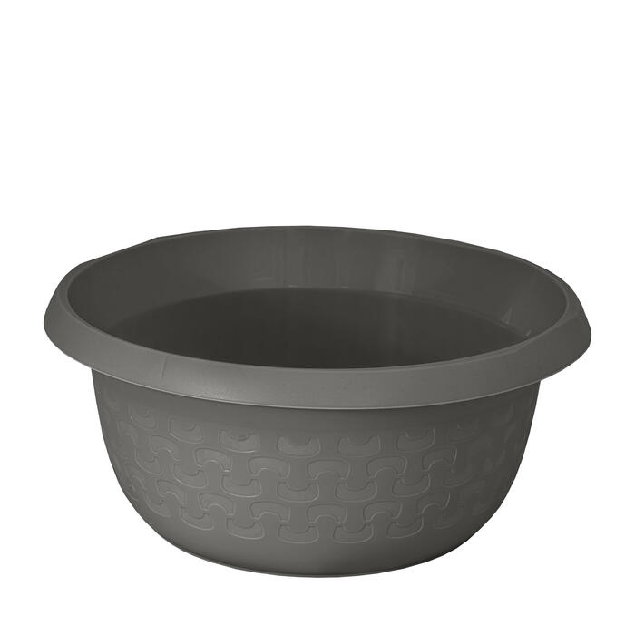 Branq Bļoda apaļa Cotton 8L, tumši pelēka (5901098140720)