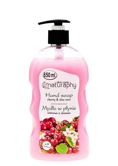 Naturaphy Šķidrās ziepes 650ml ķiršu