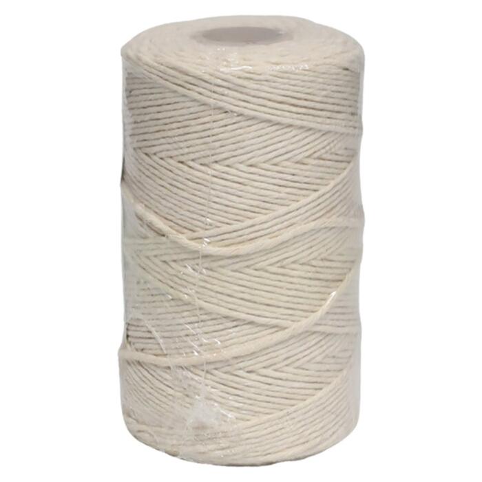Lasso Aukla kokvilnas, balta 150m (4750959128787)