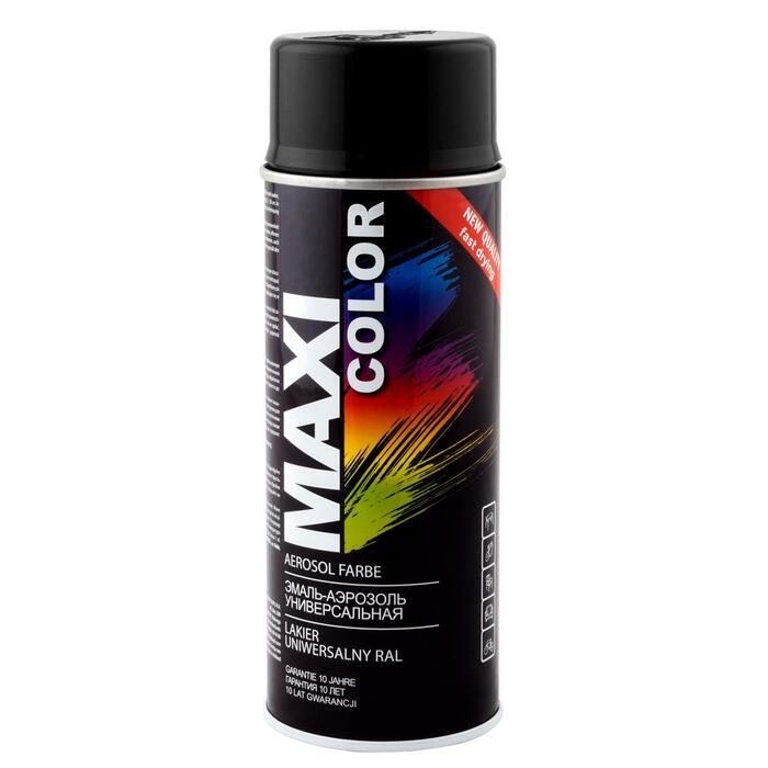 Motip Aerosolkrāsa Maxi Color RAL9005 400ml melna glancēta (8711347208661)