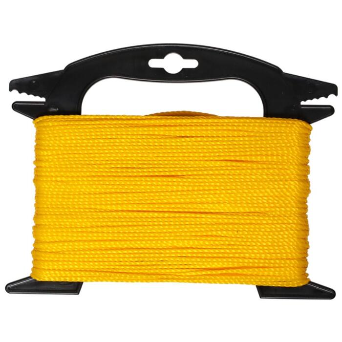 Lasso Aukla vīta polipropilēna (dzeltena), 2mm