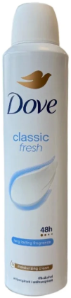 Dezodorants Dove Classic siev 250ml (8720181625350)