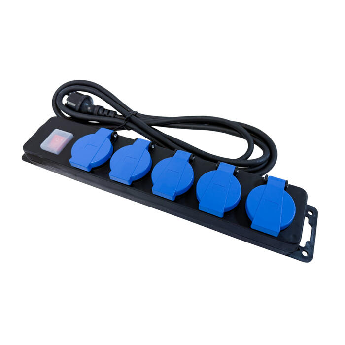BESK Pagarinātājs āra 5-vietīgs IP44 a/z, 5m 3Gx1,5mm (4750959149072)