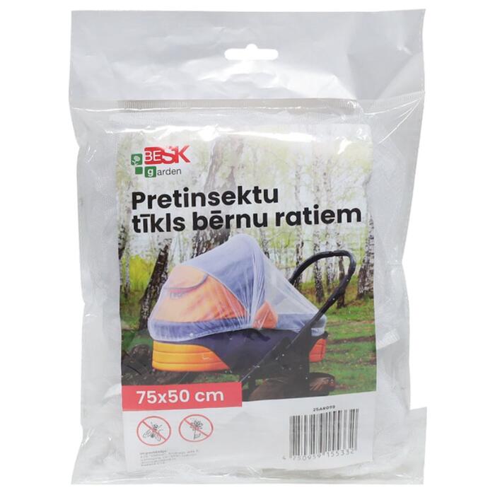 BESK Pretinsektu tīkls bērnu ratiem (4750959155332)