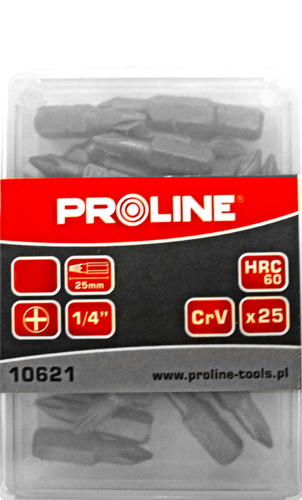 PROLINE Uzgaļi Proline 1/4 PZ2x25mm 25gab