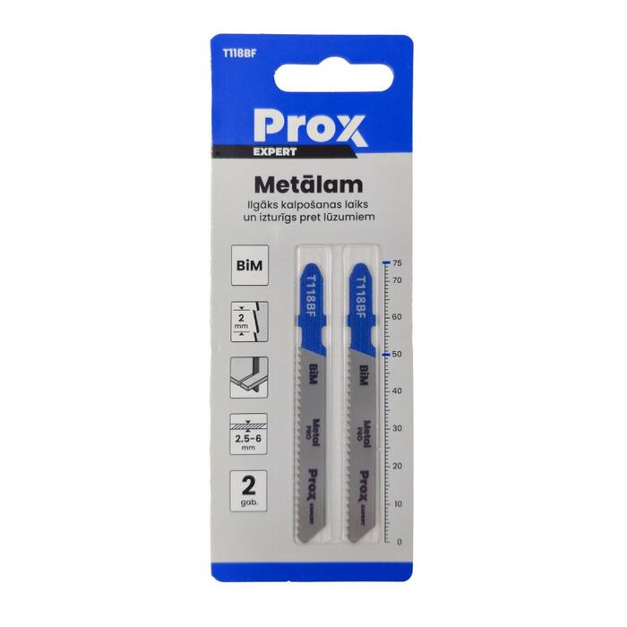 Figūrzāģa asmeņi Prox Expert metālam T118BF