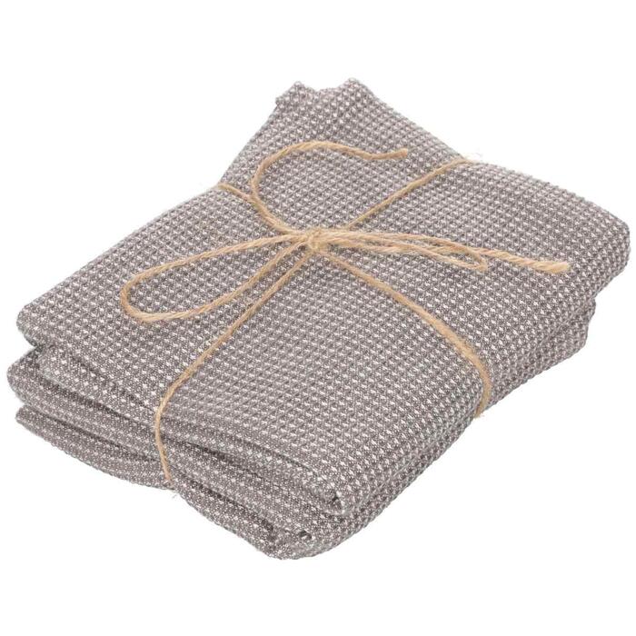 Fanni K Home Stories Dvielis virtuves Fanni bambusa 50x70cm 2gb, pelēks (6410413144934)