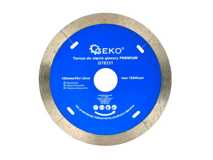 GEKO Dimanta disks PCN 125x22x1.2mm flīzēm Geko Premium (5901477127915)