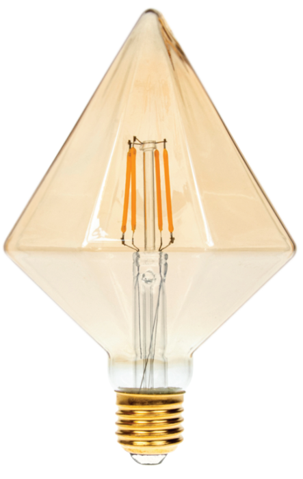 BESK LED spuldze 6W P-DM E27 3000k dekoratīva BESK (4750959119990)