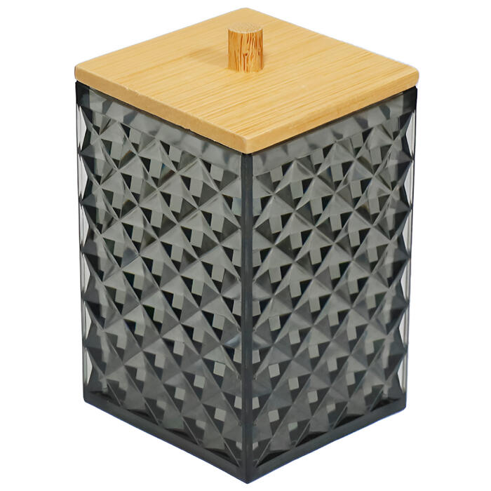 BESK Trauciņš universāls ar vāku Diamond, tumši pelēks (4750959136911)