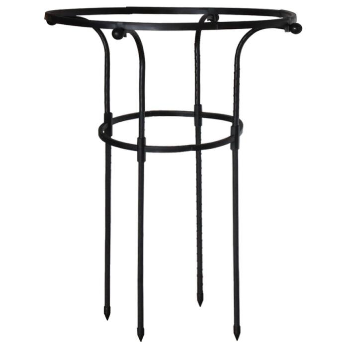 BESK Atbalsts telpaugiem D20/D40cm H65cm, melns