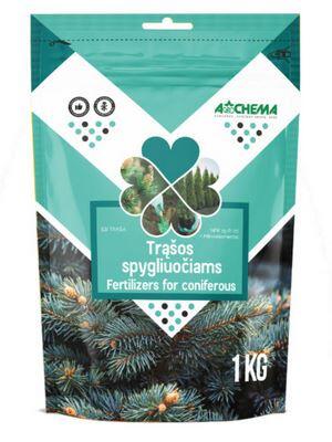Agrochema Mēslojums skujkokiem 1kg (4771509280359)