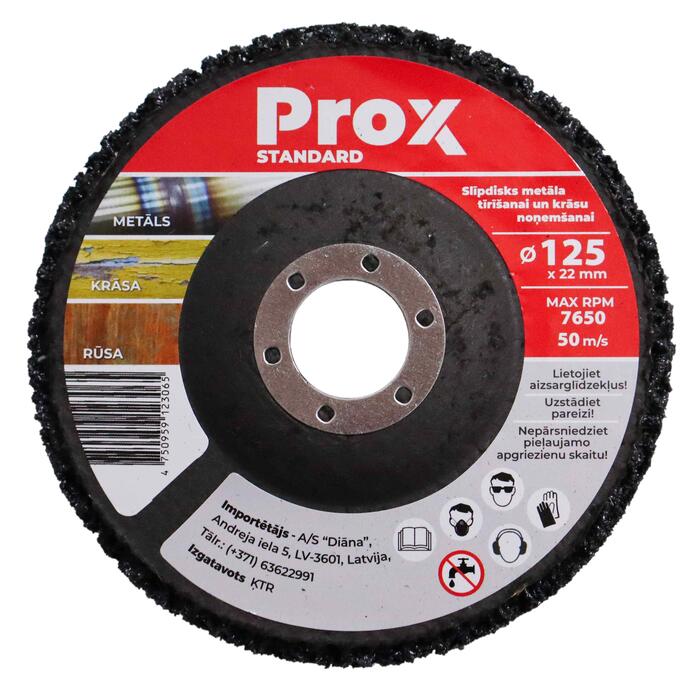 Prox Slīpdisks Prox Standard 125x22mm tirišanai
