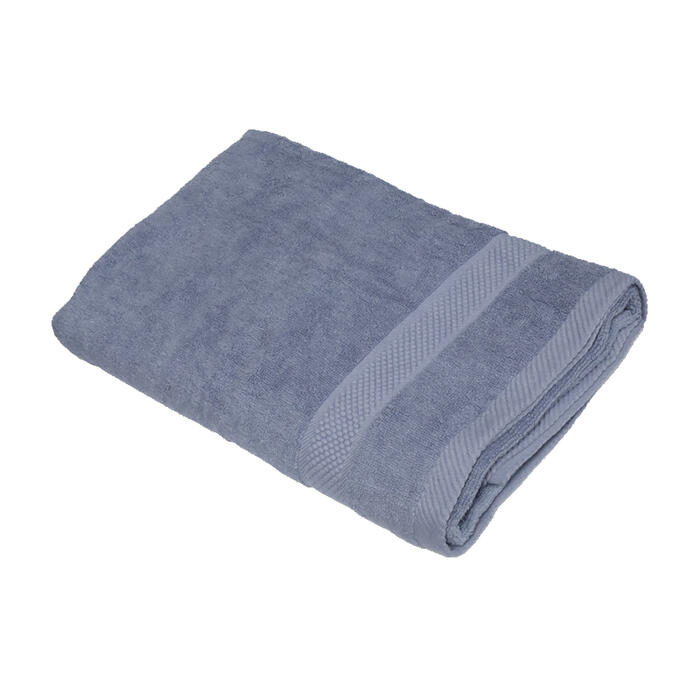 BESK Dvielis 70x140cm pelēks, 100% kokvilna (4750959118108)