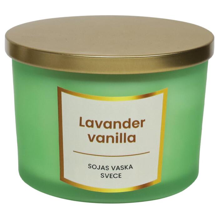 ArtFlow Svece no sojas vaska 400g, Lavender vanilla (4750959148914)