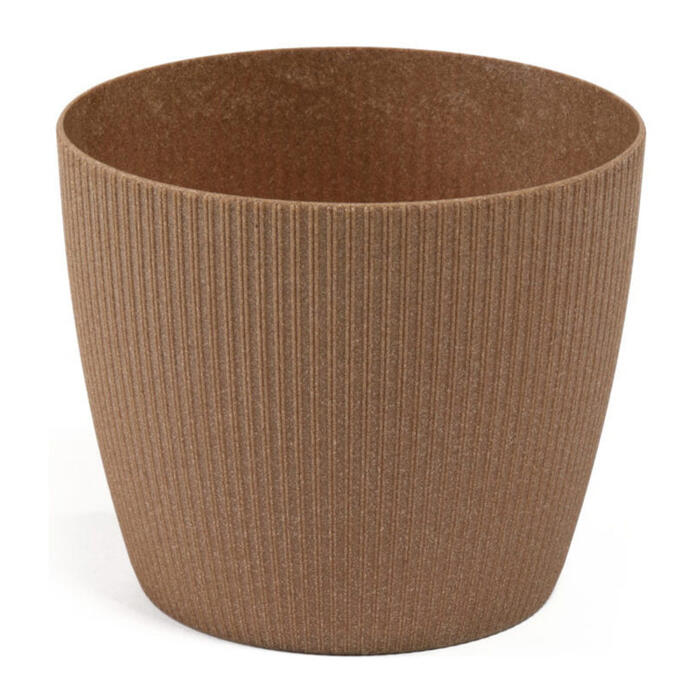 LAMELA Puķu pods Magnolija Jumper wood 140x120mm, brūns (5900119388684)