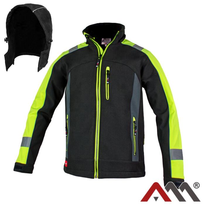 Art.Master Jaka Classwork Softshell melna/dzelt