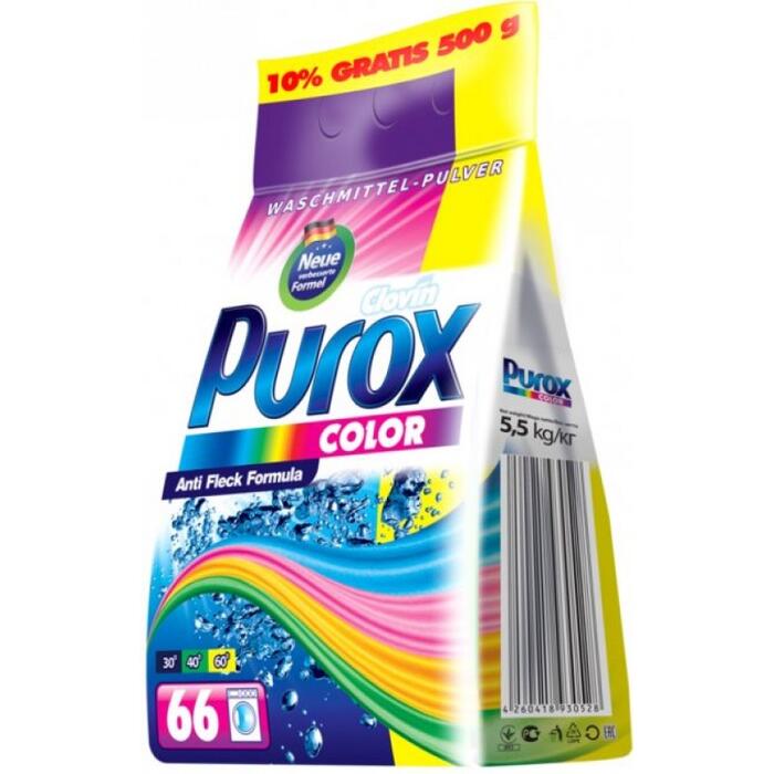 Purox Veļas pulveris Purox 5.5kg