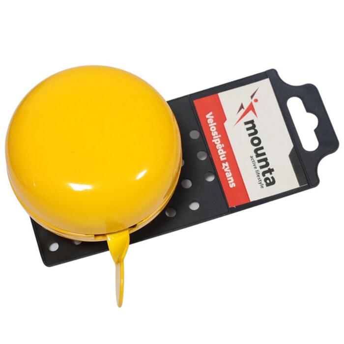 MOUNTA Velosipēdu zvans dzeltens (4750959128206)