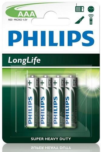 Philips Baterija Philips AAA Longlife 4gb