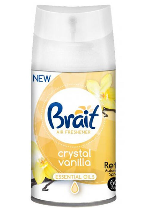 Brait Gaisa atsvaidzinātājs dozatoram 250ml Brait Vanilla (5908248103154)