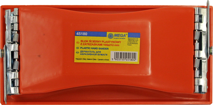 MEGA Brusiņš smilšpapīram 212x105mm ar mīksto