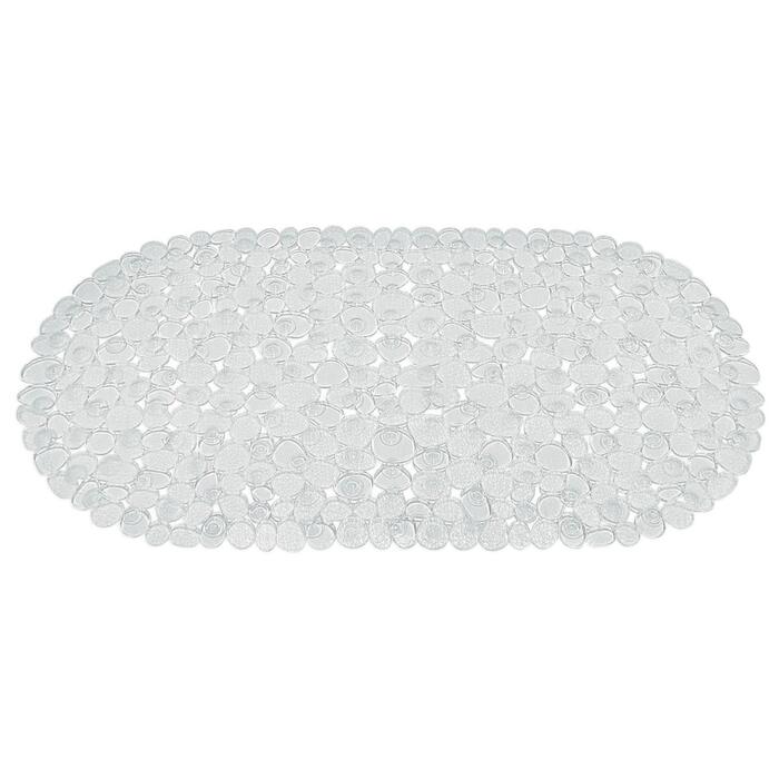 RIDDER Vannas paklājs Stone 36x70cm 100% PVC, caurspīdīgs (4006956162157)