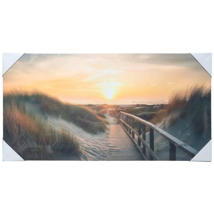 BESK Kanva ar fotoapdruku 40x80cm, Kāpas