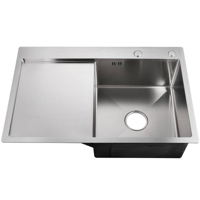 AB Izlietne NT AB 780x510x200mm ar virsmu, labā, satīna, ar sifonu (4750959134542)