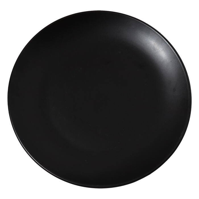 KETLER Šķīvis pusdienu 26cm keramisks Trone, matēts melns (4750959141007)