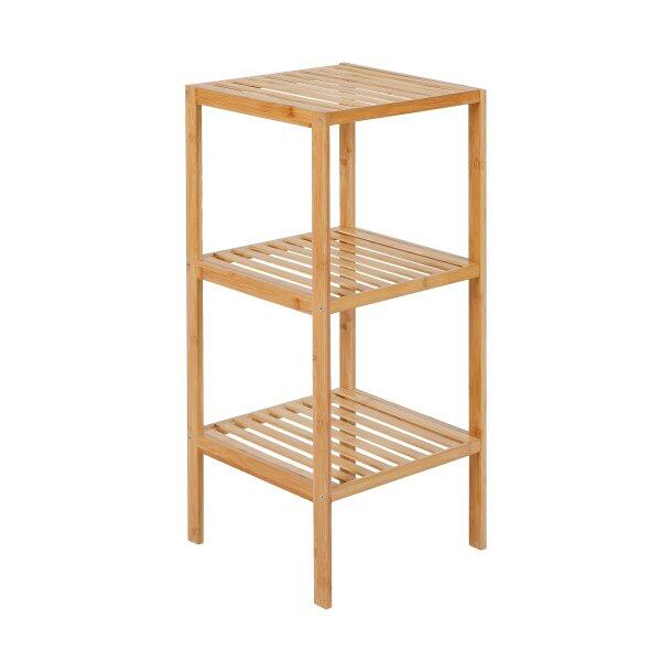 WC 3-stāvu plaukts 36x79x36cm, bambusa (4005437305618)