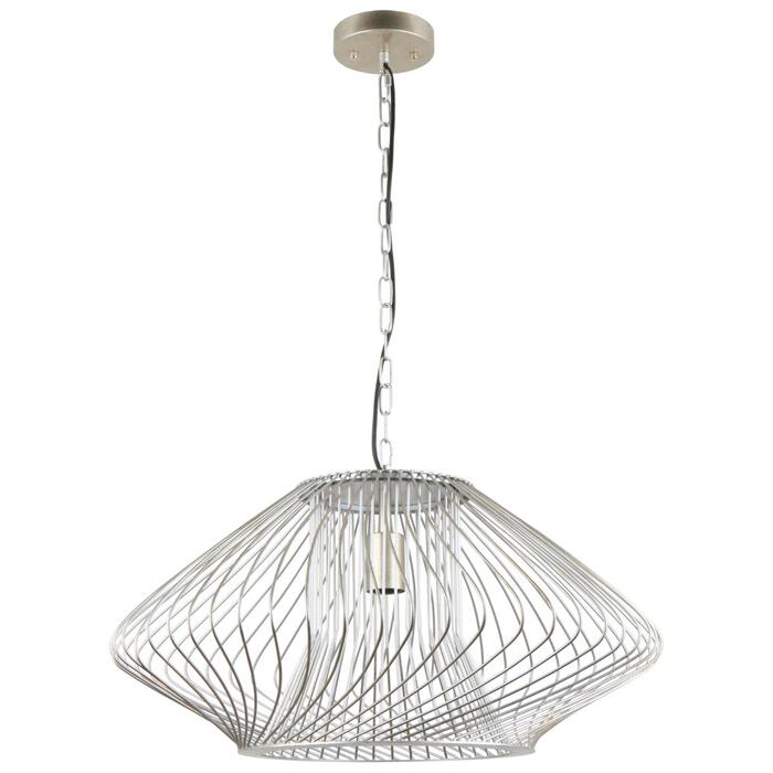 BESK Griestu lampa, E27, Max 40W, 220-240V, Sudraba (4750959149676)