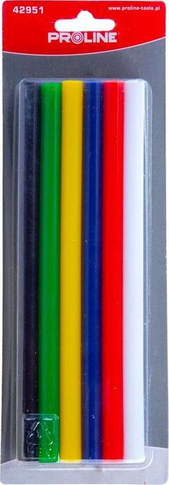 PROLINE Brusiņi līmes 11x200mm krāsaini 12gb