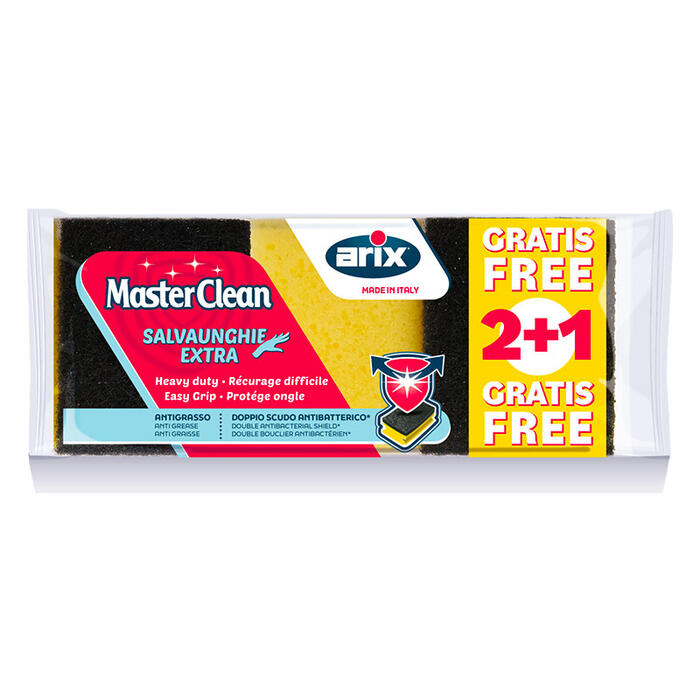MasterClean Trauku tīrāmais sūklis MasterClean 2+1gb
