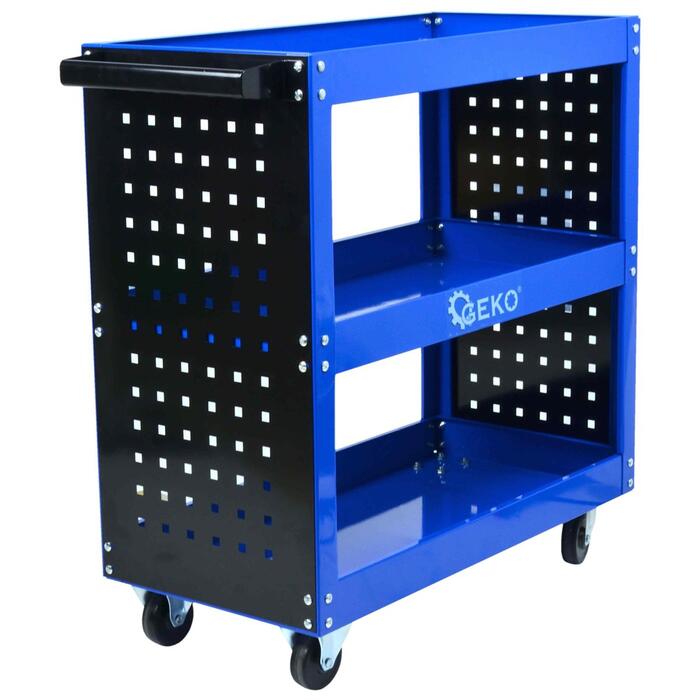 GEKO Instrumentu ratiņi ar 3 plaukt. pastipr. 775x345x760mm (5901477153457)