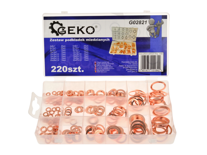GEKO Vara paplākšņu kompl 220gb (5901477151842)