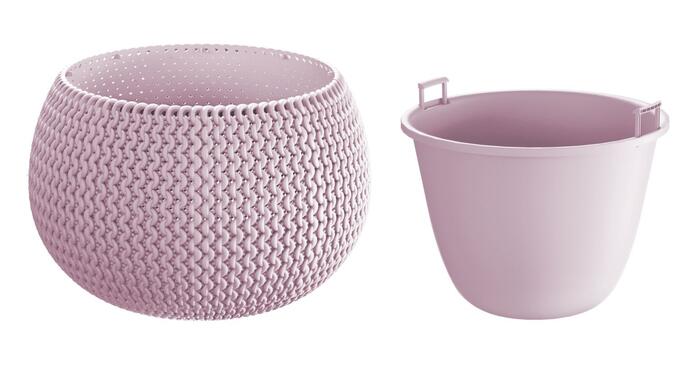Prosperplast Puķu pods Splofy Bowl 16x24cm