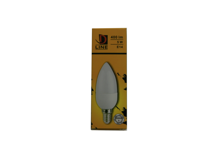 D Line LED spuldze 5W E14