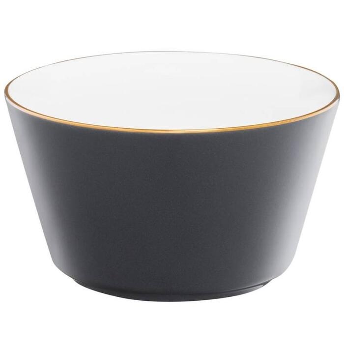 AMBITION Bļodiņa porcelāna Royal 14cm, tumši pelēka (5907078422831)