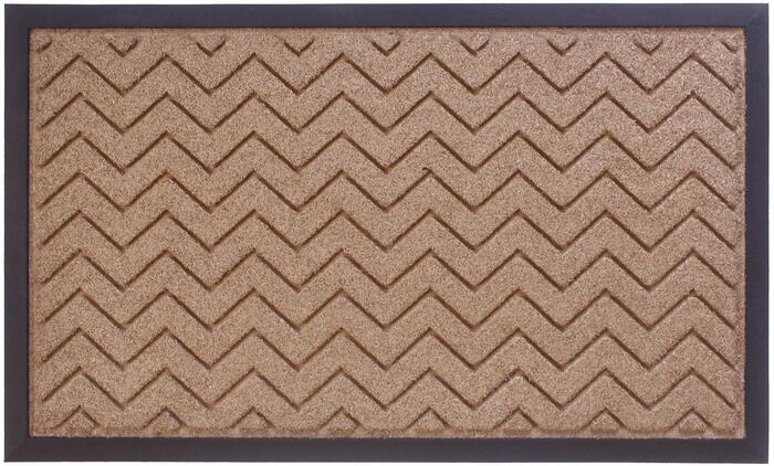 BESK Kājslauķis 45x75cm bēšs zigzag (4750959119020)