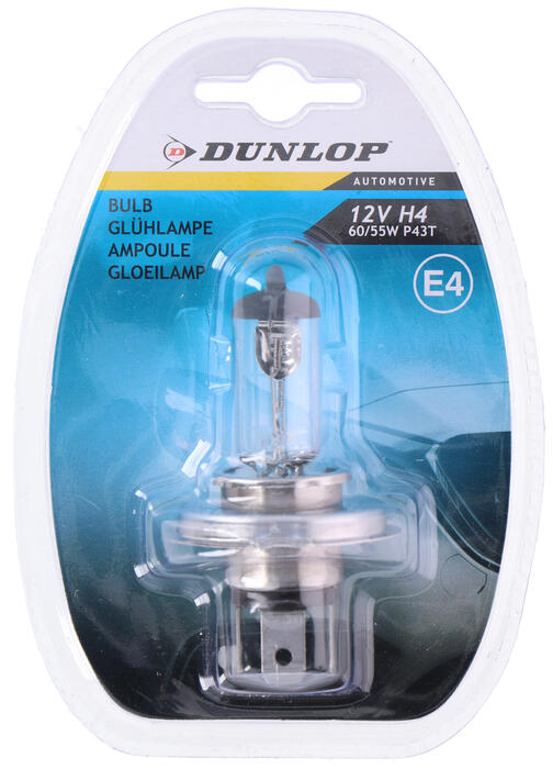 Dunlop Auto gaismas 12V H4 60/55W