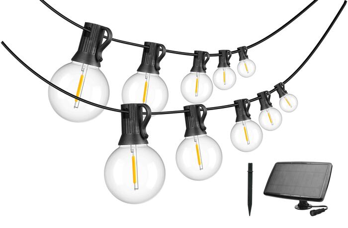 ArtFlow Dek. lampu virtene ar saules