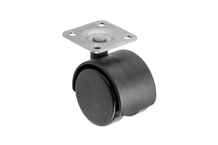 GTV Mēbeļu ritenis 50mm melns (5908231315014)
