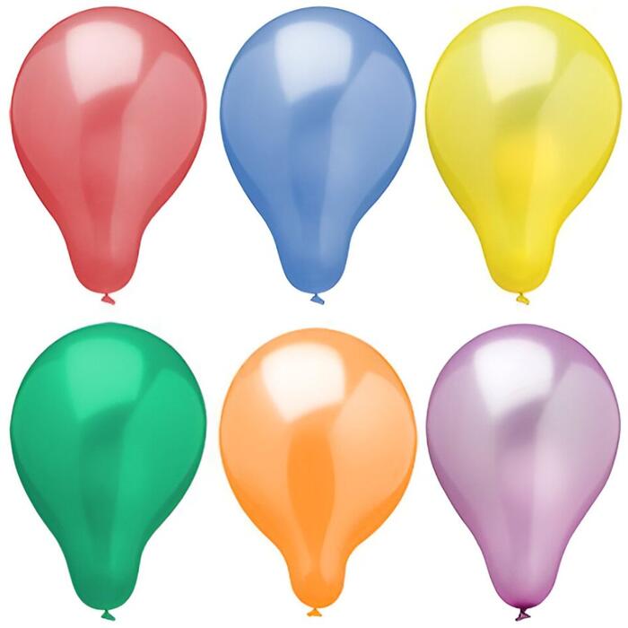 PAPSTAR Baloni Metallic 25cm 6gb (4002911186787)