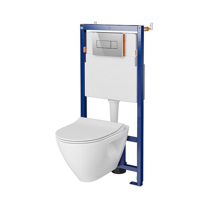 Cersanit WC iebūvējams Mille, rāmis, WC