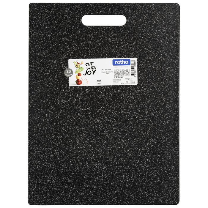 Rotho Virtuves dēlis 36x27x1cm, antracīts (7610859192837)