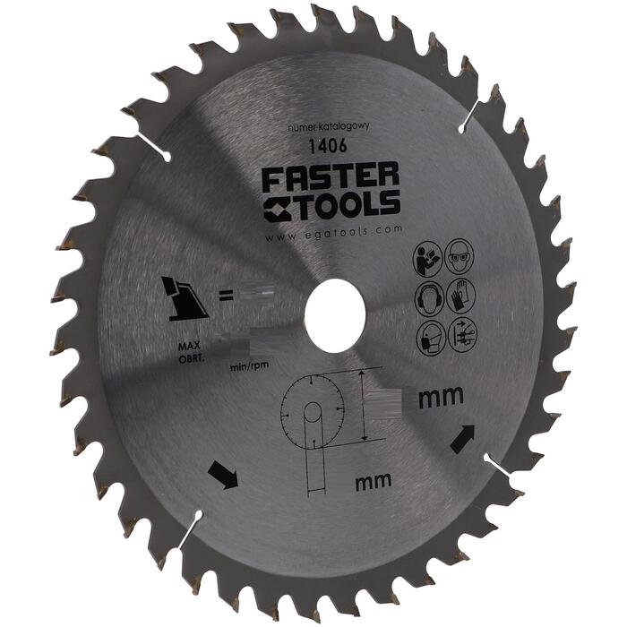 Faster Tools Zāģripa D250x30mm 40z (4750959032473)